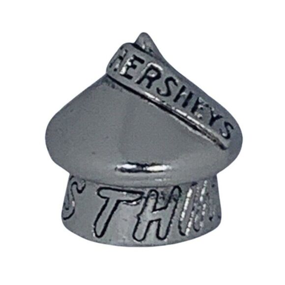 GISH Vintage Hershey's Kiss Silver Thimble Chocolate Souvenir Collectible 1" - Picture 1 of 8